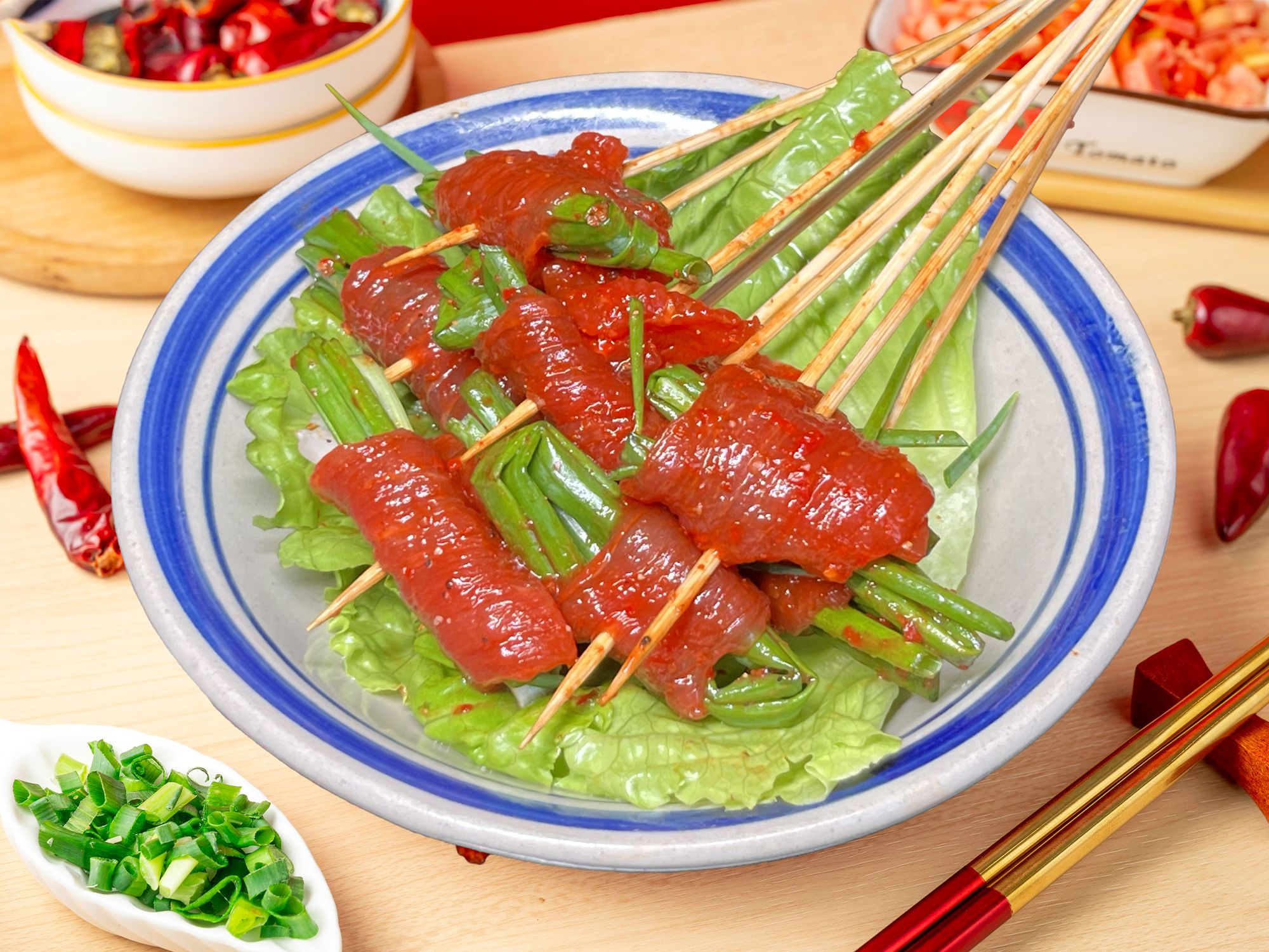 麻辣包菜牛肉片
