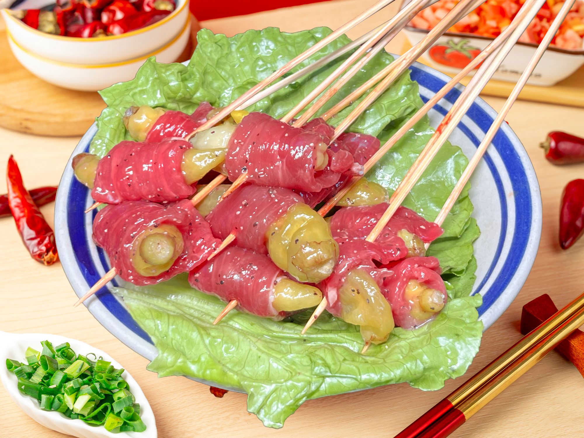 黑胡椒包菜牛肉片